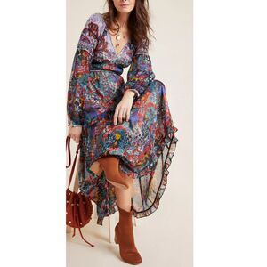 MAEVE Annabella Maxi Dress w Floral Print. Size 6